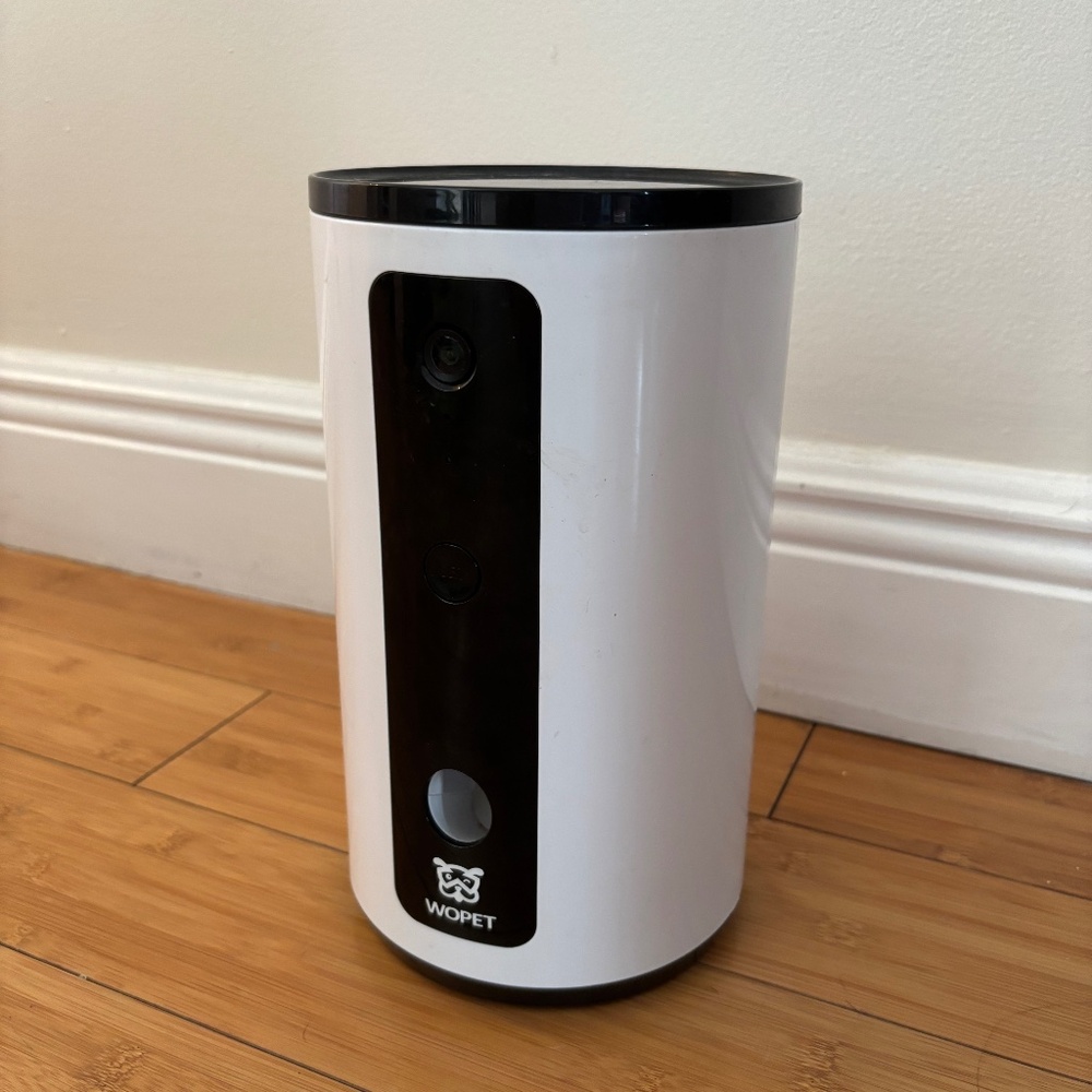 Treat dispenser with camera